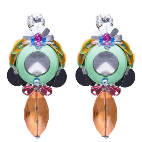 miu miu flower earrings|miu michael's earrings.